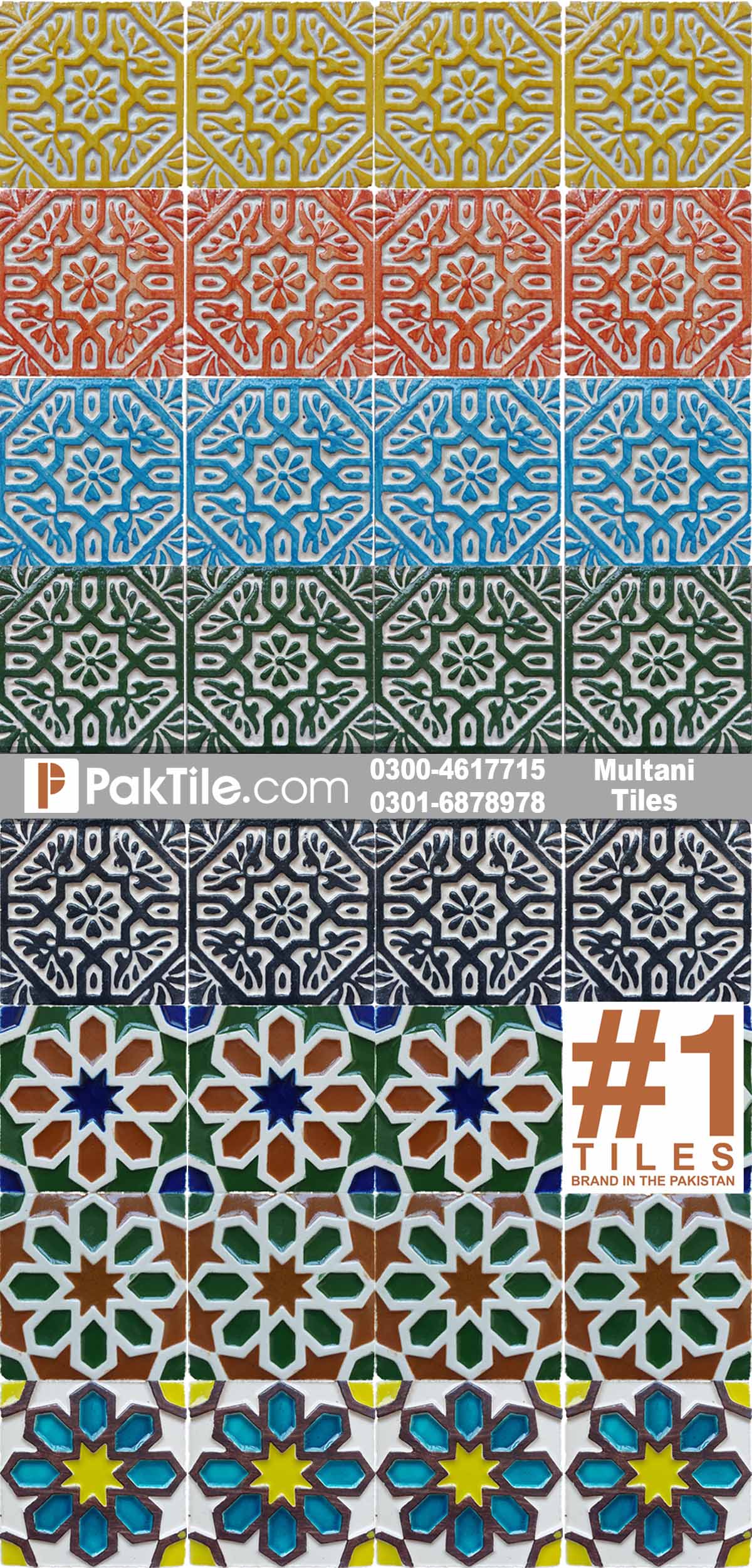 Multani Tiles Size